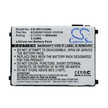Bsc Preferred Unitech HT630 HT650 PT630 PT630D PT650 Barcode Replacement Battery CS-WDT220BL.4